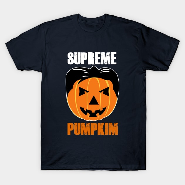 Funny Halloween Supreme Pumpkim Kim Jong Un Halloween Pumpkin Gift Halloween T Shirt TeePublic